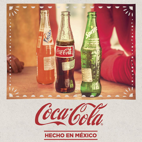Pack, 12 oz 12 Pack Mexican Coke Fiesta fl Glass Bottles