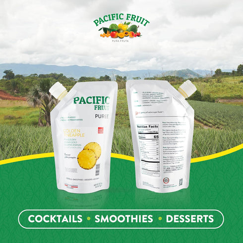 100 PACIFIC FRUIT - Pineapple Juice Percent Pure Not From Concentrate Unsweetened No Sugar Added Cold Pressed Fresh