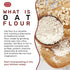 Spicy World 4 (64oz) Oat Flour Whole Grain Pound Bag - Pure, USA Grown, For Baking & More, Non-GMO, Great Wheat
