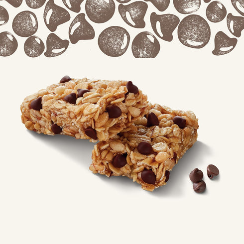 10 12.3 oz Cascadian Farm Organic Chewy Granola Bars, Dark Chocolate Chip, Value Size, Bars