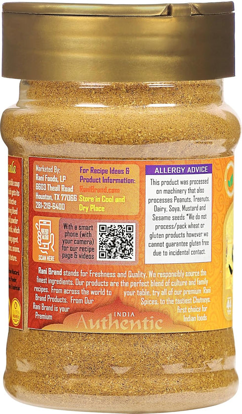 Rani Sambar Masala (Lentil Soup Spice Blend) 3oz (85g) PET Jar, All Natural, Vegan, Gluten Friendly, Kosher