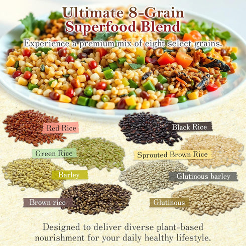 Visit the Store 2.2 lbs Multigrain rice from Kumamoto, Japan, Zippered for convenient storage