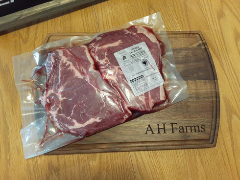2 pack AH Farms Ribeye Steak All Natural