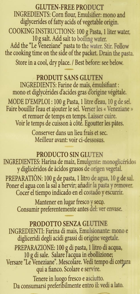 Le Veneziane (8.8 Gluten-Free Pasta - Fettuccine ounce)