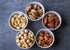 4 Deluxe Unsalted Nuts Mix, Pounds A Blend of Dry Roasted Pecans, Cashews, Hazelnuts, Almonds, Brazil Nuts. Oven