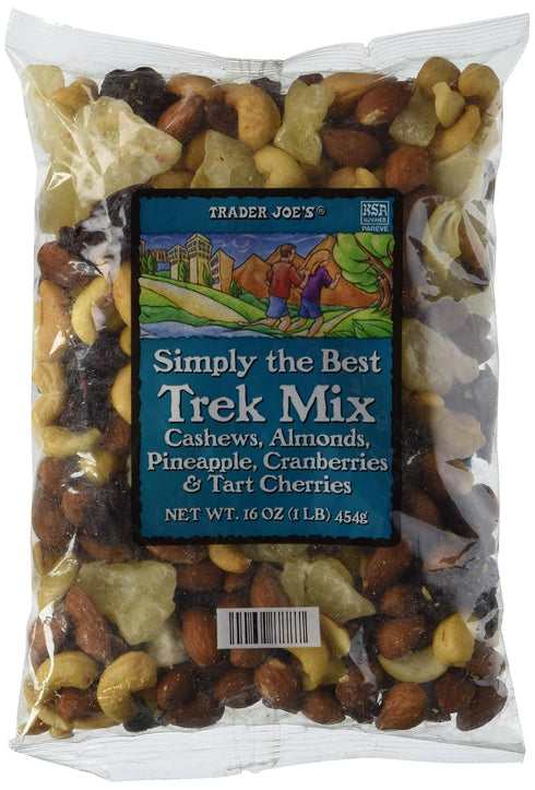 Trader Joe's Simply the Best Trek Mix with Cashews, Almonds, Pineapple, Cranberries, and Tart