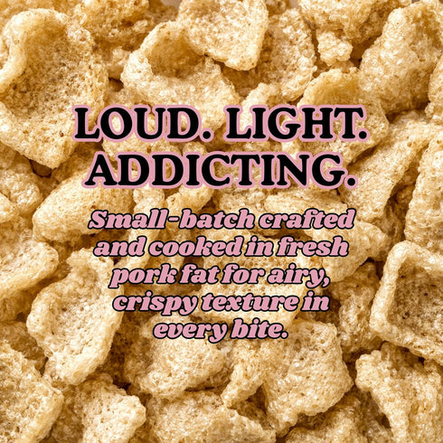 (4 Pack) Pork King Good Himalayan Pink Salt & Vinegar Pork Rinds (Chicharrones) Keto Friendly Snack