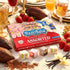 16oz (454g) Hazer Baba Sultan Turkish Delight Candy with Pistachio, Almond, Hazelnut & Coconut Dusted, Gourmet Snack