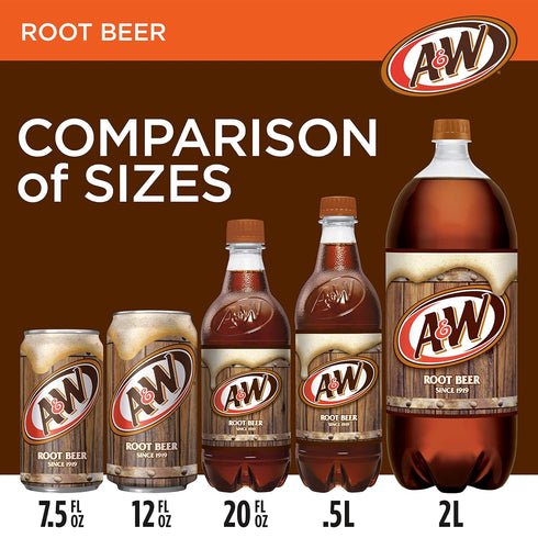12 oz 12 pack A&W Root Beer Soda, fl cans