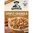 24.1oz (Pack 2) Quaker Simply Granola, Oats, Honey, & Almonds, Box