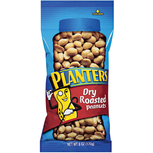 Planters Dry Roasted Peanuts (6 oz Packet)