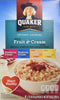 Quaker Instant Oatmeal Fruit & Cream, Variety Pack, 8-Count Boxes (Pack of