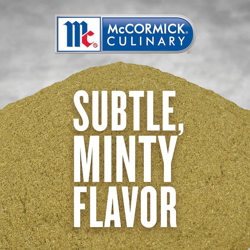11 oz 11 McCormick Culinary Ground Thyme, - One Ounce Container of Ground Thyme Seasoning, Best with Chowders