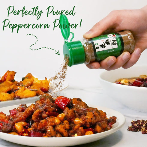 NPG Premium Szechuan Red Peppercorns Powder, 1.08 Oz (30g), Mouth-numbing Spice for Kung Pao Chicken, Mapo Tofu,