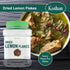 Kashan Dried Lemon Flakes, Limoo Omani, 8oz (226g) - Great for Cooking, Food & Tea Flavoring, Aromatic Seasoning