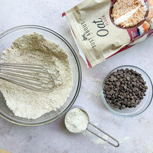 2 LB Oat Flour | Rich in Dietary Fiber | Helps with Cholesterol Lowering and Heart Health | Certified Kosher | Just