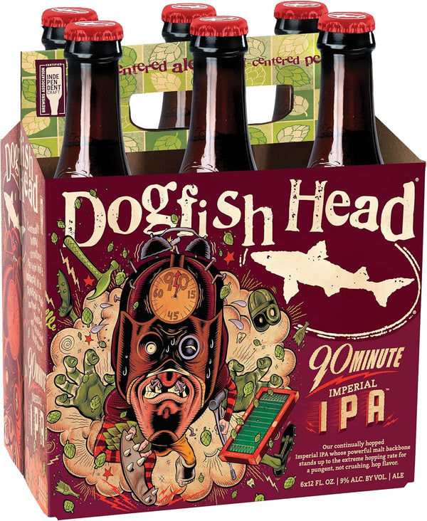 Dogfish Head Brewery, IPA 90 Minute, 6pk, 12 Fl Oz