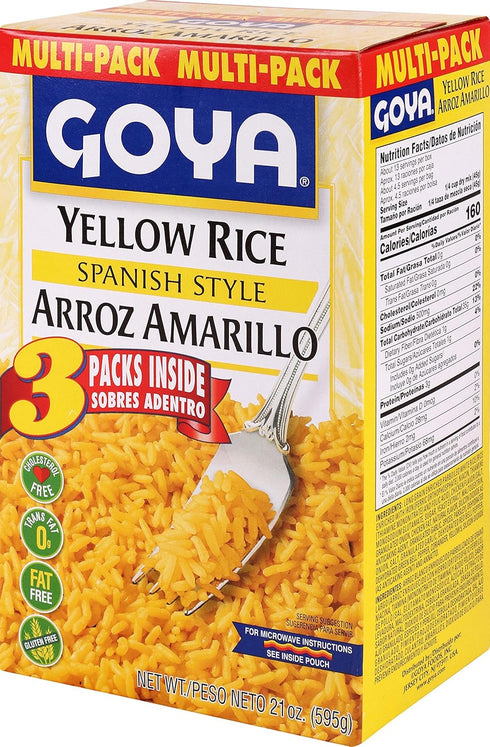 Pack, 21 oz, 2-Pack Goya Yellow Rice Mix Multi