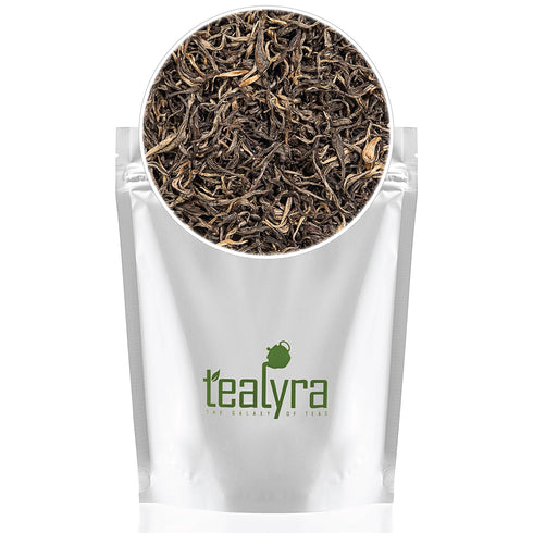 Tealyra Huang Cha - Best Chinese Yellow Loose Leaf Tea - Rare Yellow Tea - Antioxidants Rich - Medium Caffeine - 110g