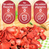 GXXDMZAQ 7.05oz Premium Freeze Dried Strawberry Slices in Resealable Jar | | No Sugar Added, Non-GMO, Vegan Snacks |