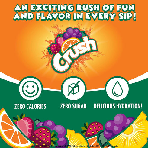 Crush Pineapple Liquid Water Enhancer - New, Better Taste! (4 Bottles, Makes 96 Flavored Water Drinks)