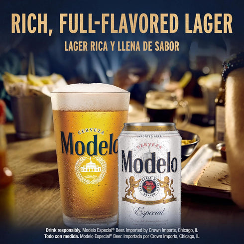 Modelo Especial 12 12 oz 4.4% Beer, pk, fl Cans, ABV