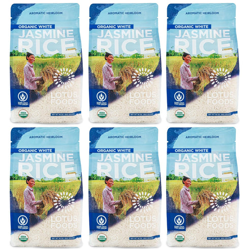 Lotus Foods Organic White Jasmine Rice - Jasmine Rice, Gluten Free White