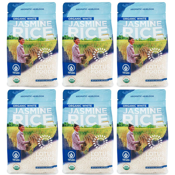 Lotus Foods Organic White Jasmine Rice - Jasmine Rice, Gluten Free White