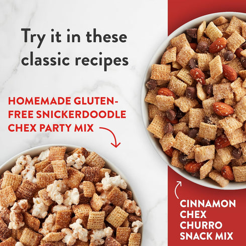 12 oz Cinnamon Chex Cereal, Gluten Free Breakfast Cereal, Made with Whole Grain