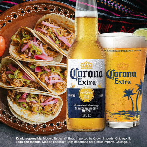 Corona Extra 12 12 oz. 4.6% Import Beer, pk, fl. Bottles, ABV