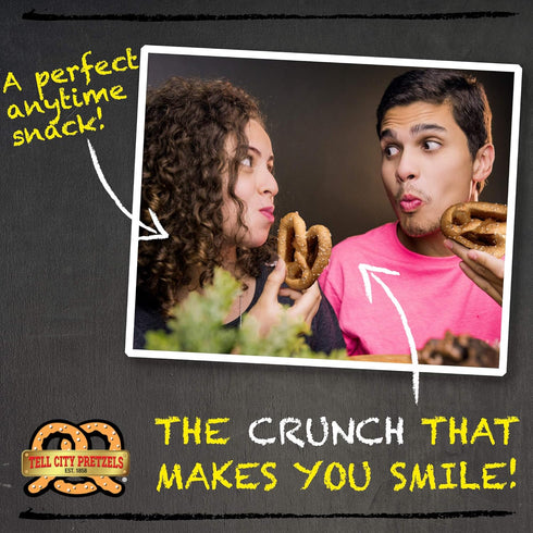 12 oz Tell City Cheddar Cheese Flavored Pretzel Pieces - Homestyle Crunchy Hard Pretzels - Cheddar