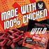 100 Packs 7g Pack 4oz (8 Count) Jack Link's Wild Chicken Stick Bites Made with Frank's RedHot Flavor, Mini Meat Sticks