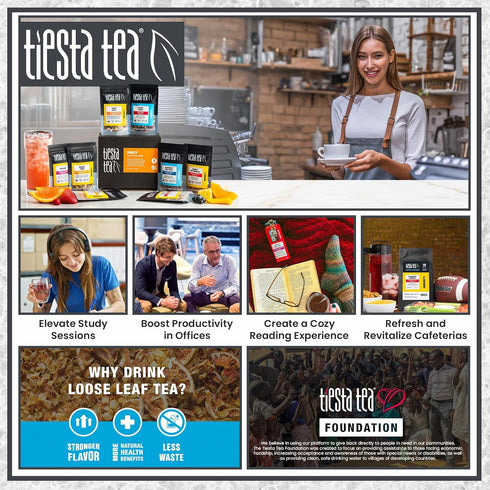 Cozy 50 3 Tiesta Tea - Peppermint Cocoa, Loose Leaf, Chocolate Peppermint Herbal Tea, Premium Blend, Non Caffeinated