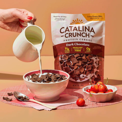 11g 9 oz. (Pack 1) (Packaging Catalina Crunch Protein Cereal - Sugar Free Breakfast Cereal with of Protein - Gluten
