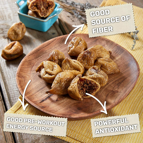 3 (15 Packs) Packs Happy Village Organic Soft Dried Figs On the Go Bags Individual Portion | Healthy, Organic, Non-GMO