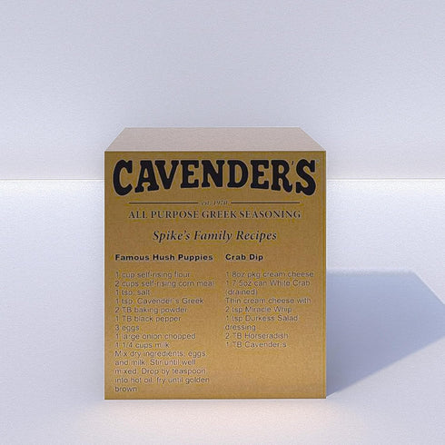 8 oz (pack 4) 4 Pack Cavender's All Purpose Greek Seasoning - of and exclusive Cavender's Recipe box!