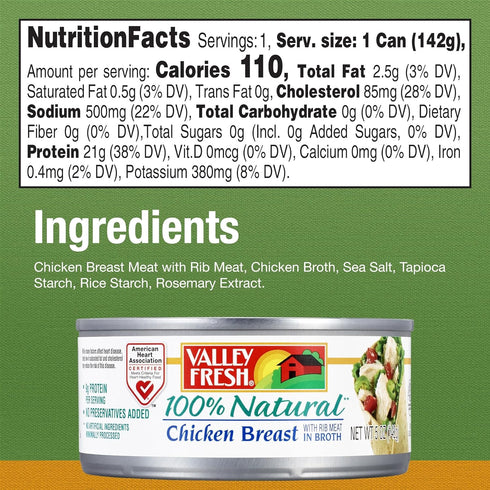 VALLEY FRESH 12-Pack, 3.75 LB Chicken Breast