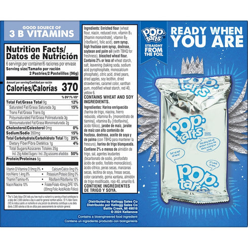 Pack, (12 Pop-Tarts Toaster Pastries, Breakfast Foods, Kids Snacks, Value Unfrosted Strawberry Pop-Tarts)