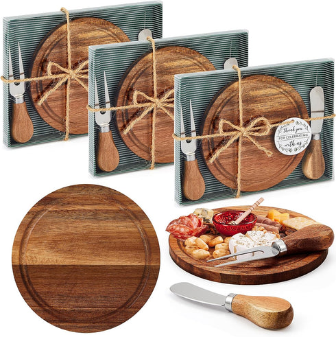 Maxcheck 3 Sets Baby Shower Bridal Game Prizes for Winners Round Cheese