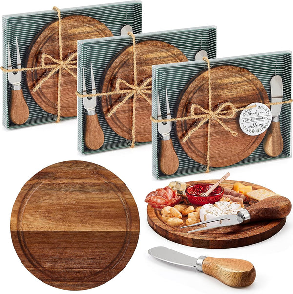Maxcheck 3 Sets Baby Shower Bridal Game Prizes for Winners Round Cheese