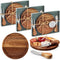 Maxcheck 3 Sets Baby Shower Bridal Game Prizes for Winners Round Cheese