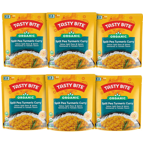 Tasty Bite Organic Jodhpur Lentils, 10 Ounce, Pack of 6, Ready to