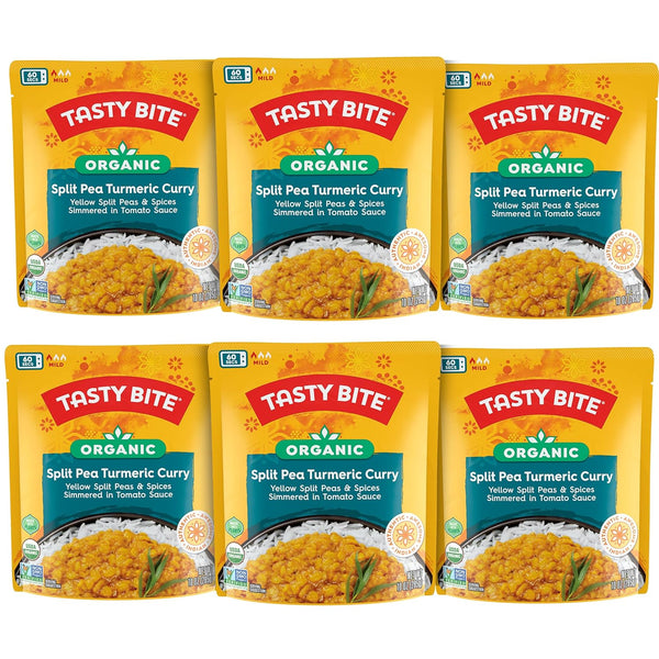 Tasty Bite Organic Jodhpur Lentils, 10 Ounce, Pack of 6, Ready to