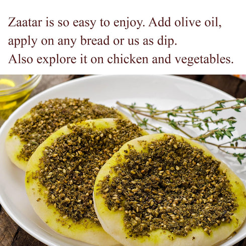 The Spice Way Traditional Lebanese Zaatar with Hyssop, 4 Oz