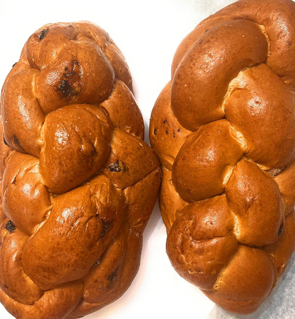 ChallahGram Gifts Kosher Fresh Raisin Challah Bread 16 Ounce - Traditional Raisin Bread