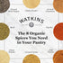 4.9 oz (Pack 1) Watkins Gourmet Spice, Organic Basil, Bulk Food Service Size