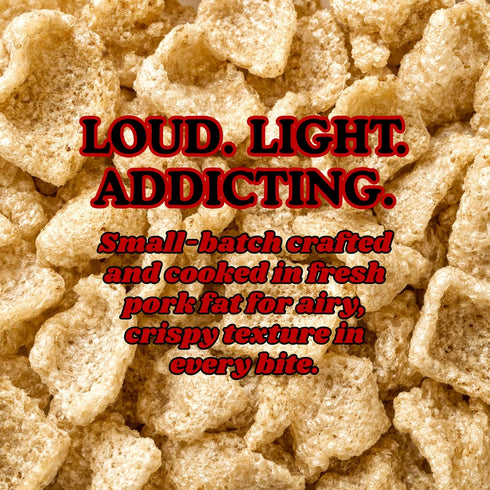 (4 Pack) Pork King Good Stupid Hot Pork Rinds - Low Carb, Keto Diet Friendly Snack - Extremely Spicy Chicharrones