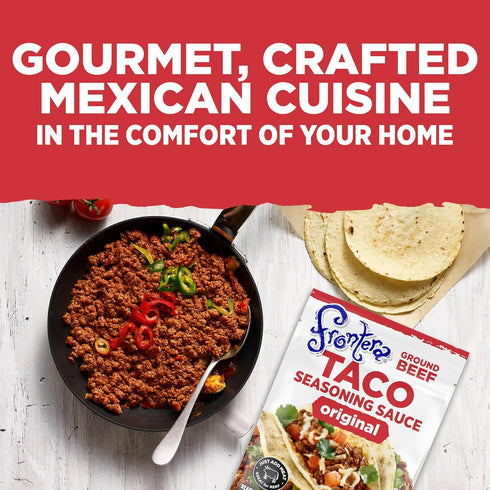 frontera 8 oz. Original Ground Beef Seasoning Taco Sauce