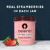 talenti Summer 1 Dairy-Free Sorbetto for Your Next Indulgence, Strawberry with Real Strawberries in Each Jar, pint