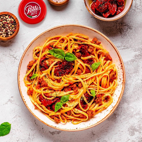 2 Pack (10.1 oz Polli Antipasto Sundried Tomatoes Alla Siciliana Marinated in Extra Virgin Olive & Sunflower Oil |
